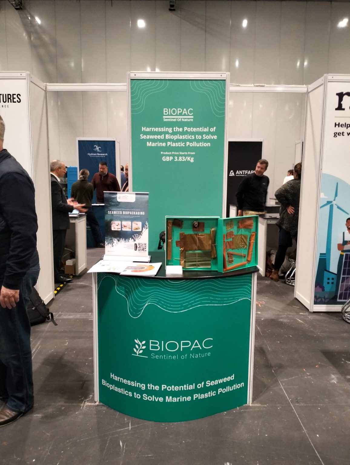 Sponsored by USASCP, We Showcase Our Solution for Plastic Waste Pollution at London Climate Technology Show 2024
