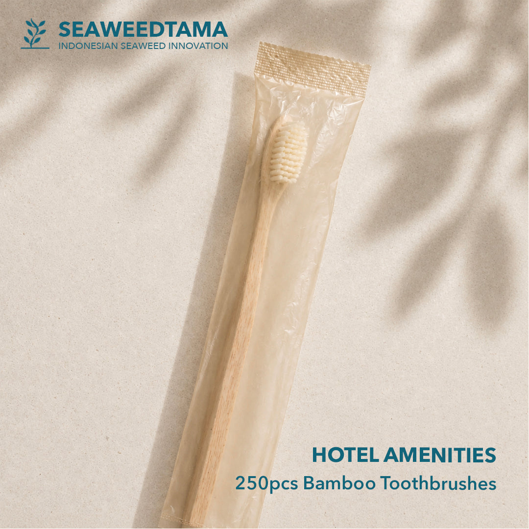 Seaweedtama Bamboo Toothbrush, 250 pcs / pack