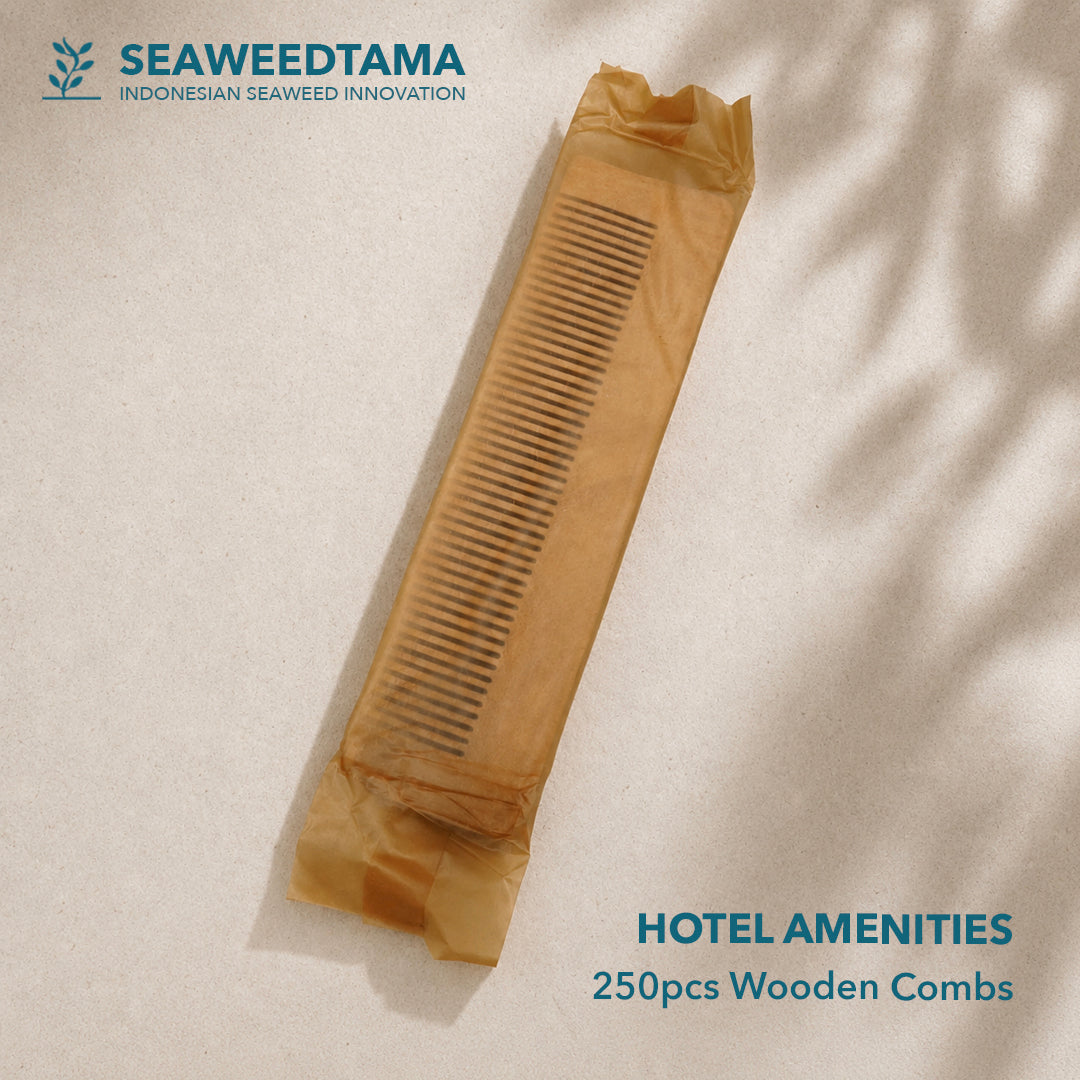 Seaweedtama Wooden Comb, 250 pcs/pack